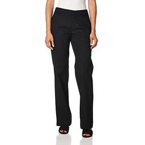 Dickies womens Relaxed Straight Stretch Twill pants, Black, 16 Long US, Size: 16